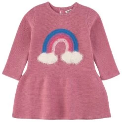 Hatley Knitted Baby Dress Over The Rainbow