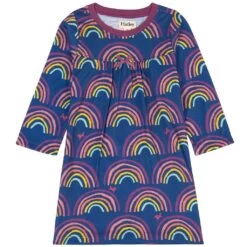 Hatley Rainbow Dreams Printed Night Dress Blue Quartz