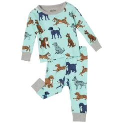 Hatley Printed Pajamas Turquoise