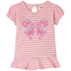 Hatley Butterfly Flounce Dress Pink