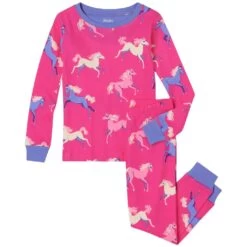 Hatley Printed Pajamas Pink