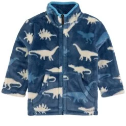 Hatley Printed Fleece Jacket Blue