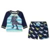 Hatley Cool T-Rex Baby Rashguard Set Blue -Kids Fashion World 1024x1024 163