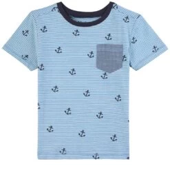 Hatley Anchors T-Shirt Blue
