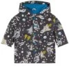 Hatley Astronaut Printed Rain Jacket Dark Gray