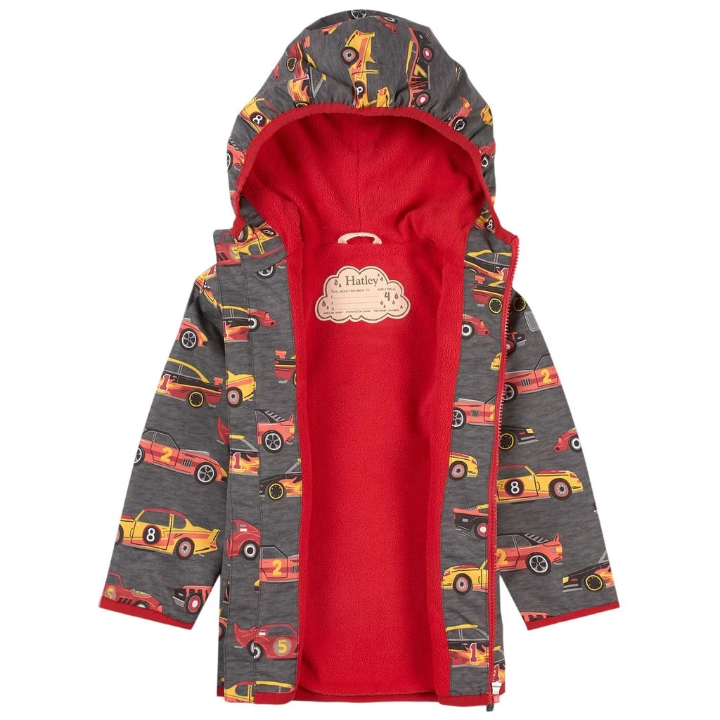 Hatley Race Cars Jacket Gray 4 Hatley Race Cars Jacket Gray - Image 2