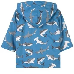 Hatley Shark Print Rain Jacket Blue -Kids Fashion World 1024x1024 220