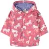 Hatley Painted Pasture Print Color Changing Raincoat Rain Jacket Pink -Kids Fashion World 1024x1024 224
