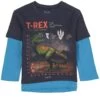 Hatley T-Rex Long Sleeved Graphic T-shirt Solstice Melange 1 Hatley T-Rex Long Sleeved Graphic T-shirt Solstice Melange -Kids Fashion World 1024x1024 46