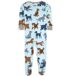 Hatley GOTS Printed Footed Baby Body Iced Aqua -Kids Fashion World 1024x1024 56