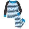 Hatley Star Print Striped Pajamas White -Kids Fashion World 1024x1024 8