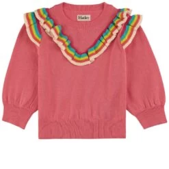 Hatley Ruffled Sweater Pink