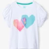 Girls Shirt Hatley Hearts Twisted