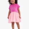 Hatley Pink Sunshine Rainbow Toddler Layered Dress