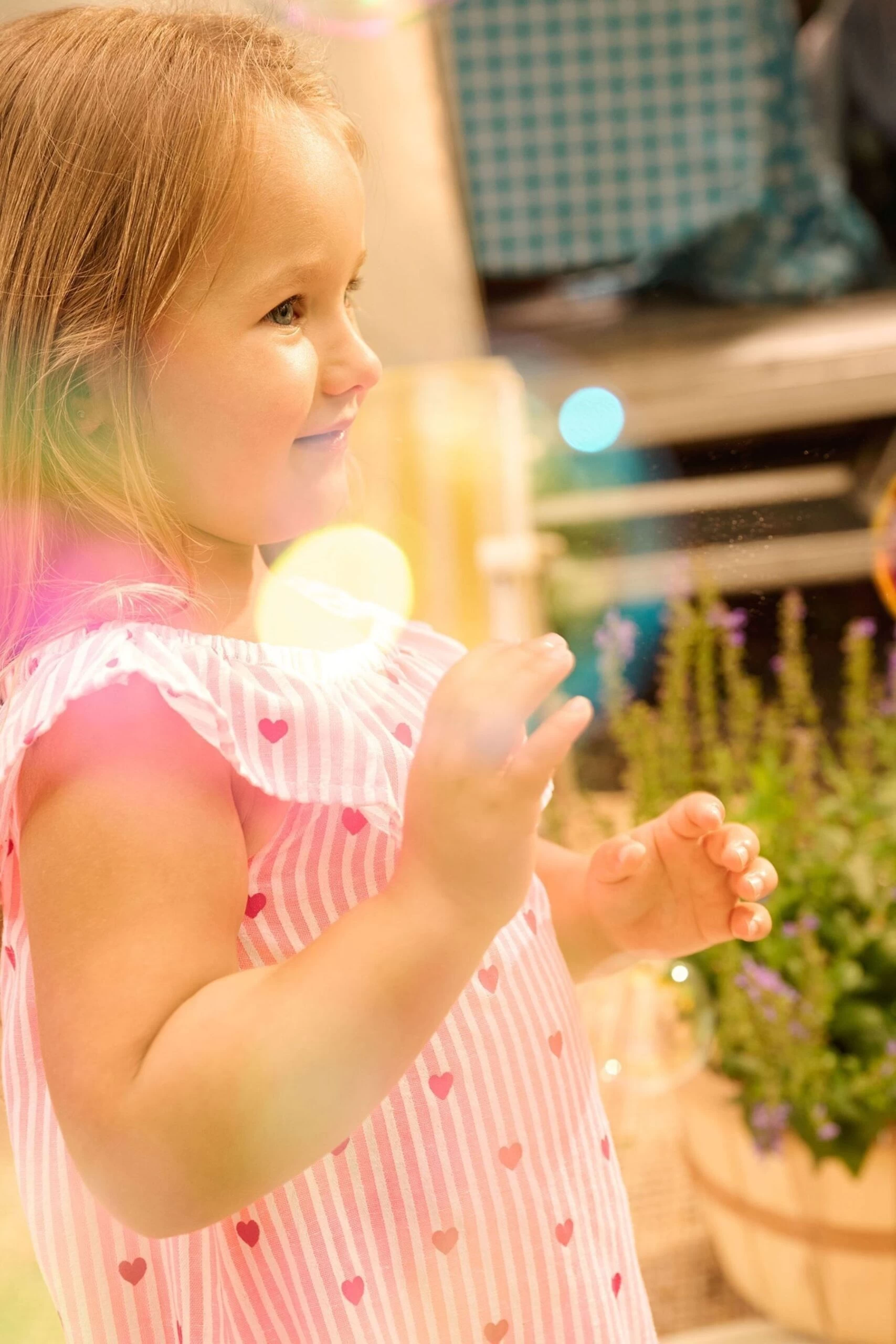 Hatley Toddler Pink Sweet Hearts Ruffle A-Line Dress 8 Hatley Toddler Pink Sweet Hearts Ruffle A-Line Dress - Image 6