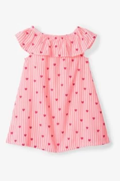 Hatley Toddler Pink Sweet Hearts Ruffle A-Line Dress 15 Hatley Toddler Pink Sweet Hearts Ruffle A-Line Dress -Kids Fashion World D48944s7