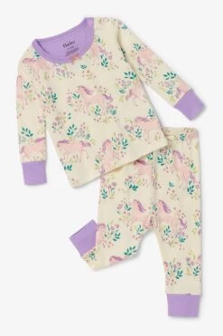 Hatley Cream Meadow Pony Pyjama Set