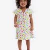 Hatley White Bubble Hearts Pocket Puff Dress