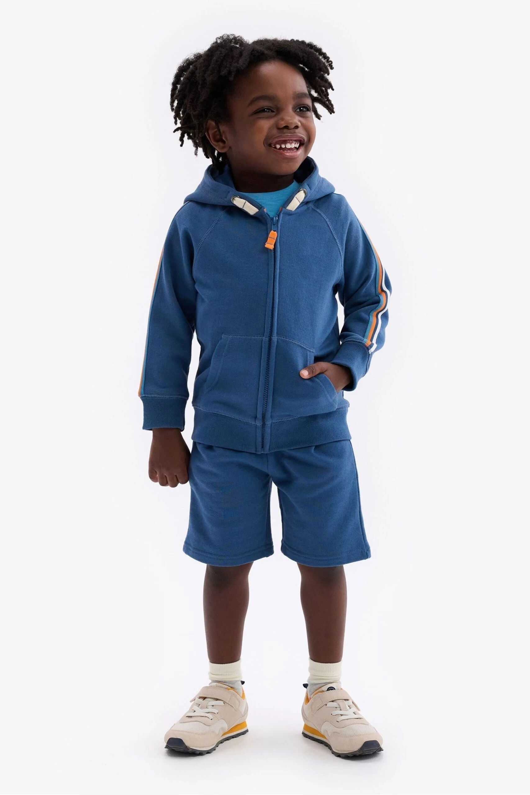 Hatley Blue Ensign Raglan Hoodie