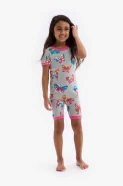 Hatley Grey Doodle Butterflies Pyjama Set