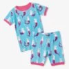 Hatley Short Blue Mercats Pajama Set -Kids Fashion World D49604s