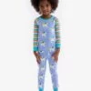 Hatley Blue Galloping Unicorn Raglan Pajamas Set -Kids Fashion World D49635s