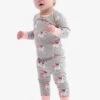 Hatley Grey Galloping Unicorn Pyjama Set -Kids Fashion World D49639s