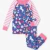 Hatley Blue Groovy Doodle Raglan Pyjama Set 1 Hatley Blue Groovy Doodle Raglan Pyjama Set -Kids Fashion World D49642s