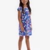 Hatley Blue Groovy Doodle Short Sleeve Nightdress -Kids Fashion World D49643s
