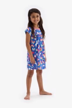 Hatley Blue Groovy Doodle Short Sleeve Nightdress