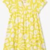 Hatley Yellow Aurora Flowers Pocket Puff Dress -Kids Fashion World D49646s
