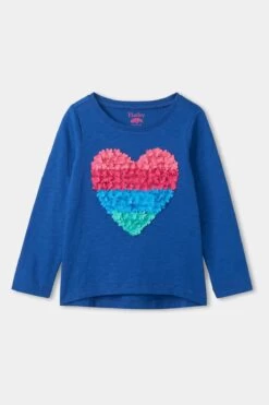 Girls Shirt Hatley Floral Heart