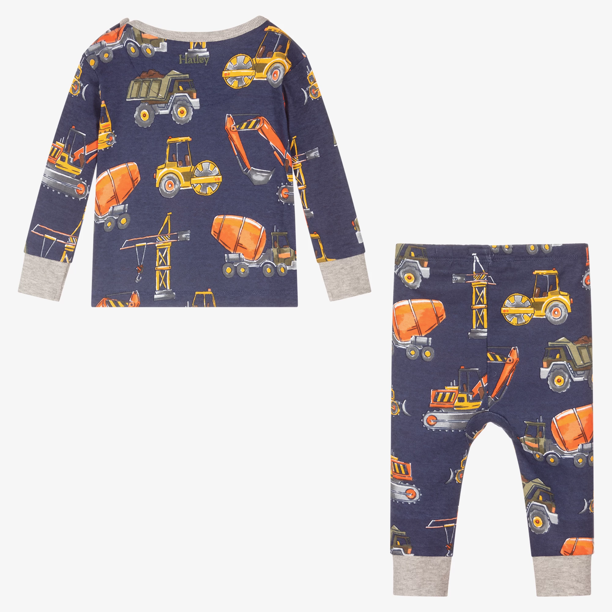 Hatley Baby Boys Blue Trucks Pyjamas 5 Hatley Baby Boys Blue Trucks Pyjamas - Image 3
