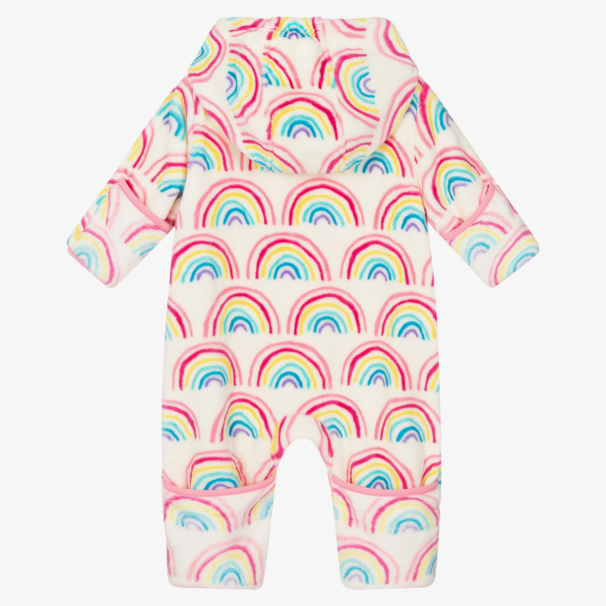 Hatley Baby Girls Rainbow Pramsuit 5 Hatley Baby Girls Rainbow Pramsuit - Image 3