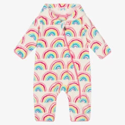 Hatley Baby Girls Rainbow Pramsuit