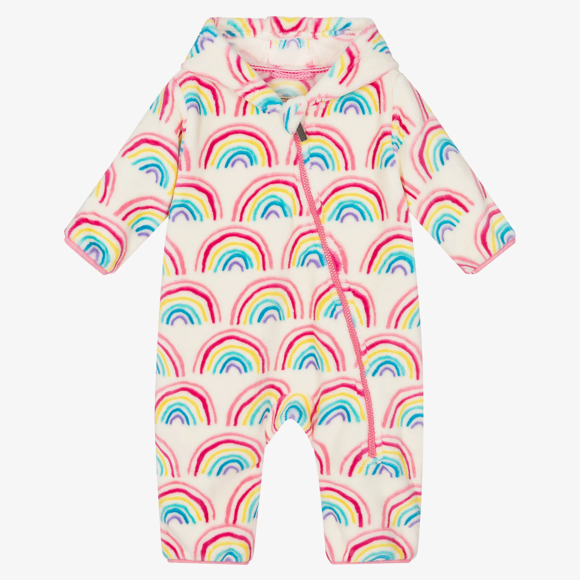 Hatley Baby Girls Rainbow Pramsuit 3 Hatley Baby Girls Rainbow Pramsuit