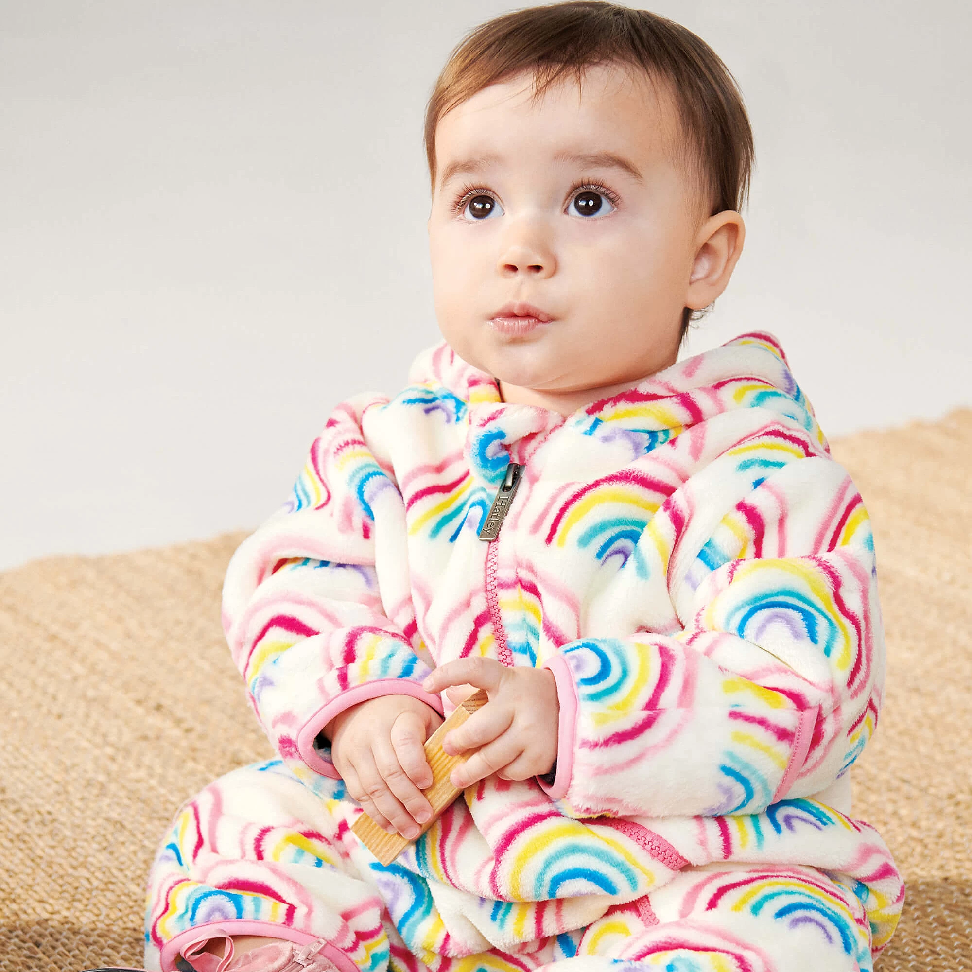 Hatley Baby Girls Rainbow Pramsuit 4 Hatley Baby Girls Rainbow Pramsuit - Image 2