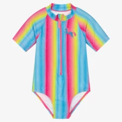 Hatley Baby Girls Rainbow Swimsuit (UPF50+)
