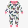 Hatley Baby Girls White Butterfly Pyjamas
