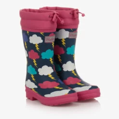 Hatley Blue Cloud Rainboots