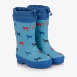 Hatley Blue Dogs Rain Boots