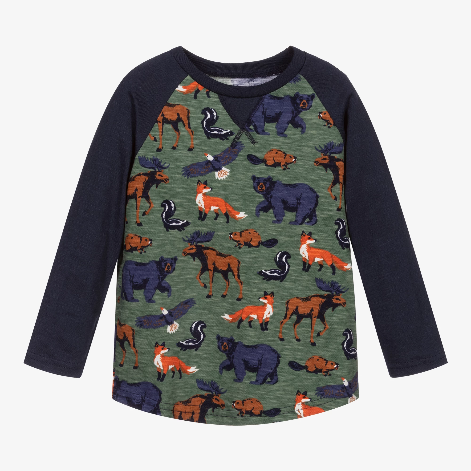 Hatley Blue & Green Animals Top 3 Hatley Blue & Green Animals Top
