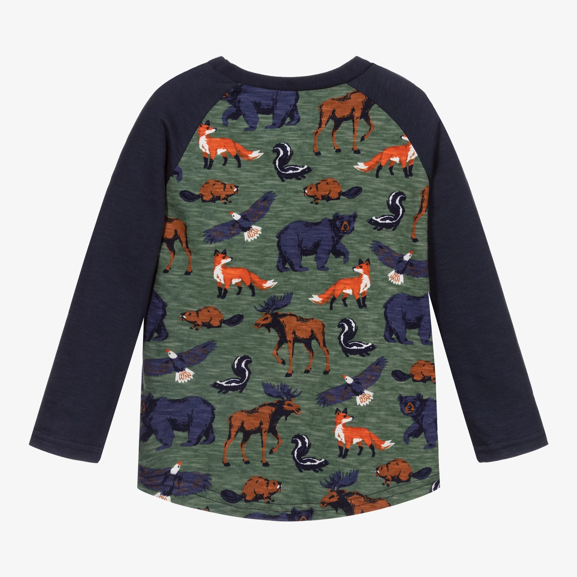 Hatley Blue & Green Animals Top 4 Hatley Blue & Green Animals Top - Image 2