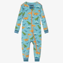 Hatley Blue Organic Cotton Romper