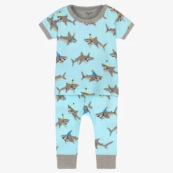 Hatley Blue Sharks Baby Pyjamas