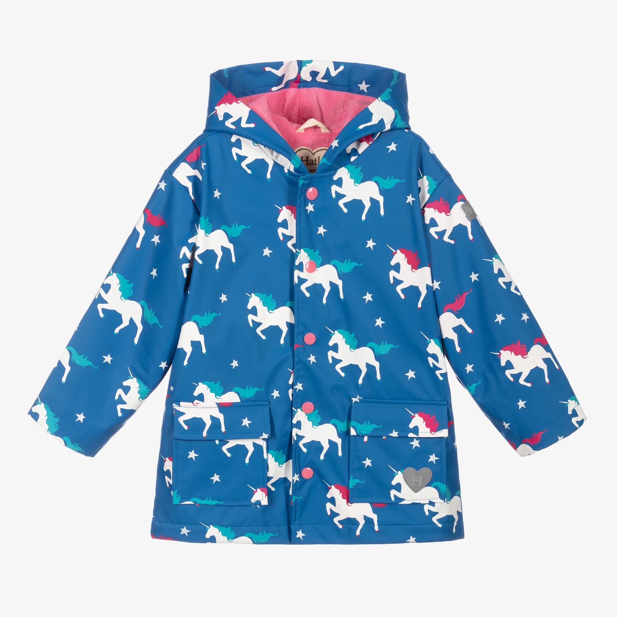 Hatley Blue Unicorns Raincoat 3 Hatley Blue Unicorns Raincoat
