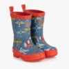 Hatley Boys Blue Aircrafts Rain Boots
