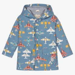 Hatley Boys Blue Airplane Raincoat