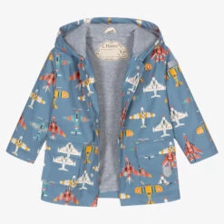 Hatley Boys Blue Airplane Raincoat -Kids Fashion World hatley boys blue airplane raincoat 457047 b460ca15fa826385f068c1b6a34f14fa364325da