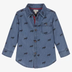 Hatley Boys Blue Chambray Elk Shirt -Kids Fashion World hatley boys blue chambray elk shirt 457055 0f545afe0c8723c2b99bbdd0116ebbb6cd936fa9